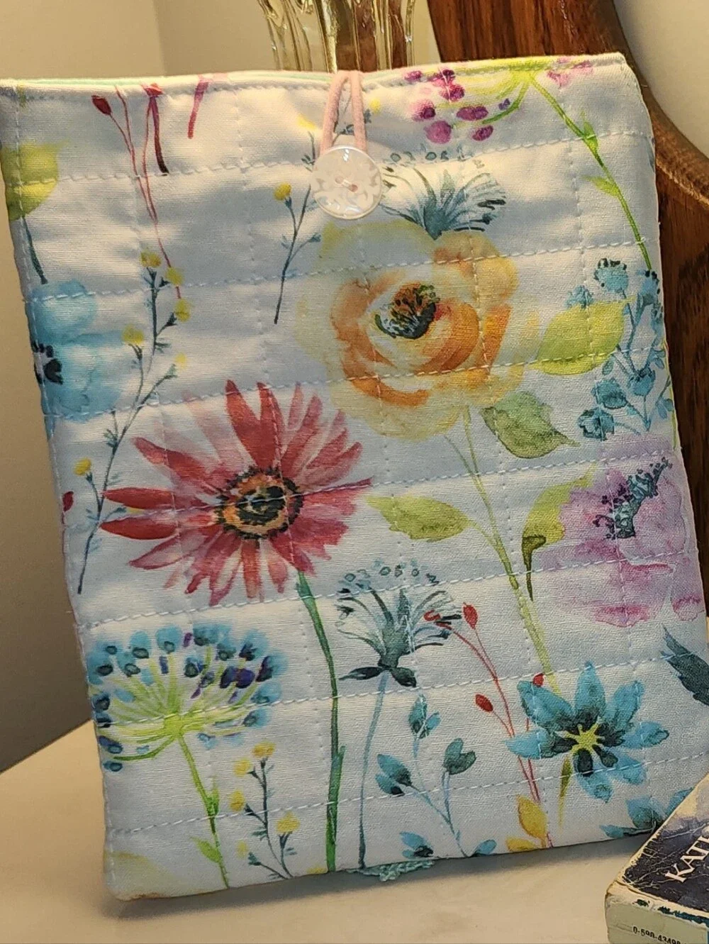 Floral Quilted Tablet Sleeve